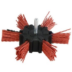 Kruhová leštiaca kefa, Ø 100 mm, nylon, stopka 6 mm, EXTOL CRAFT Kruhová leštiaca kefa, Ø 100 mm, nylon, stopka 6 mm, EXTOL CRAFT