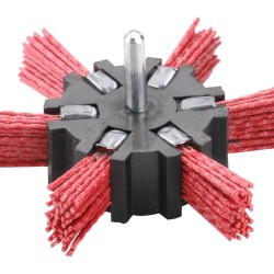 Kruhová leštiaca kefa, Ø 100 mm, nylon, stopka 6 mm, EXTOL CRAFT Kruhová leštiaca kefa, Ø 100 mm, nylon, stopka 6 mm, EXTOL CRAFT