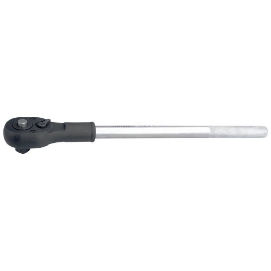 Račňa s predĺženou rukoväťou, 24 zubov, 3/4", D 500mm, 24 zubov, 61CrV5, FORTUM Račňa s predĺženou rukoväťou, 24 zubov, 3/4", D 500mm, 24 zubov, 61CrV5, FORTUM