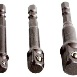 Vŕtacie adaptéry, 1/4"-3/8"-1/2"