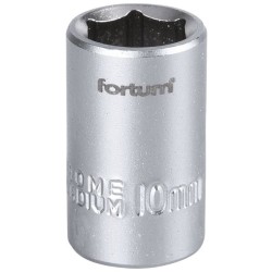 Nástrčný kľúč, 1/4', 10,0mm, L 25mm, 61CrV5, FORTUM