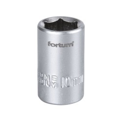 Nástrčný kľúč, 1/4', 10,0mm, L 25mm, 61CrV5, FORTUM