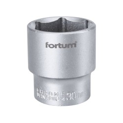 Nástrčný kľúč, 1/2', 30,0mm, D 44mm, 61CrV5, FORTUM