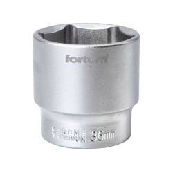 Nástrčný kľúč, 1/2", 36.0mm, L 45mm, 61CrV5, FORTUM Nástrčný kľúč, 1/2", 36.0mm, L 45mm, 61CrV5, FORTUM