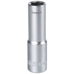 Predĺžený nástrčný kľúč, 1/2', 13mm, L 77mm, 61CrV5, FORTUM