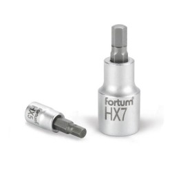 Imbusový kľúč, 1/2', HX6, L 55mm, CrV/S2, FORTUM Imbusový kľúč, 1/2', HX6, L 55mm, CrV/S2, FORTUM