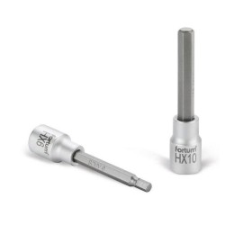 Predĺžený kľúč imbus, 1/2', HX6, L 100mm, CrV/S2, FORTUM Predĺžený kľúč imbus, 1/2', HX6, L 100mm, CrV/S2, FORTUM