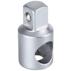 Adaptér, štvorcový nástrčný 3/8" - vonkajší 1/2", s odtrhovacím otvorom, 61CrV5, FORTUM