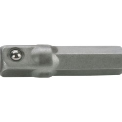 Bitový adaptér pre 1/4", 1/4', L 26mm, 61CrV5, FORTUM Bitový adaptér pre 1/4", 1/4', L 26mm, 61CrV5, FORTUM