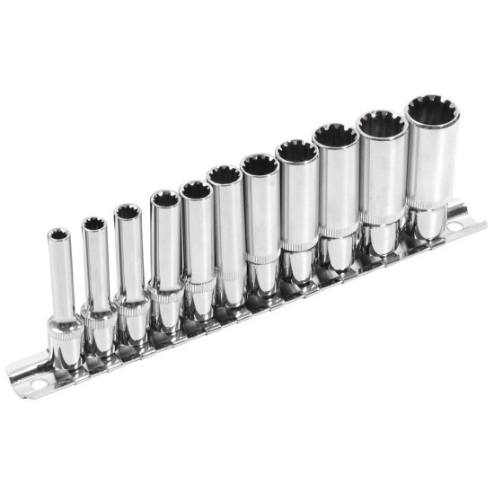 Predĺžené nástrčné kľúče, MULTILOCK, sada 11ks, 1/4", CrV, EXTOL PREMIUM Predĺžené nástrčné kľúče, MULTILOCK, sada 11ks, 1/4", CrV, EXTOL PREMIUM