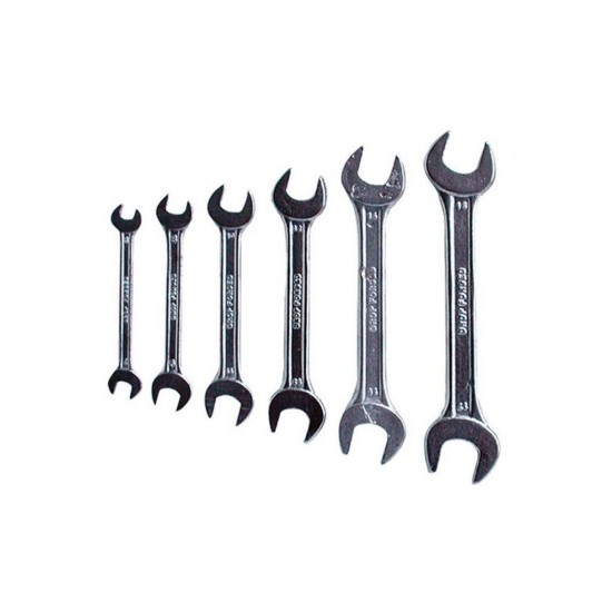 Ploché kľúče, sada 6 ks, 6-17 mm, W.S., EXTOL CRAFT Ploché kľúče, sada 6 ks, 6-17 mm, W.S., EXTOL CRAFT