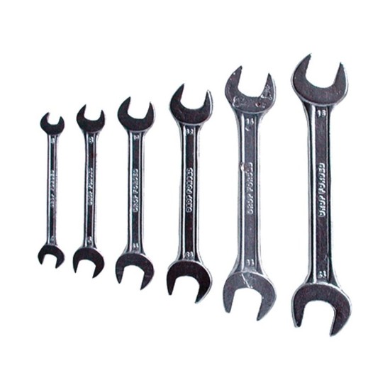 Ploché kľúče, sada 6 ks, 6-17 mm, W.S., EXTOL CRAFT Ploché kľúče, sada 6 ks, 6-17 mm, W.S., EXTOL CRAFT