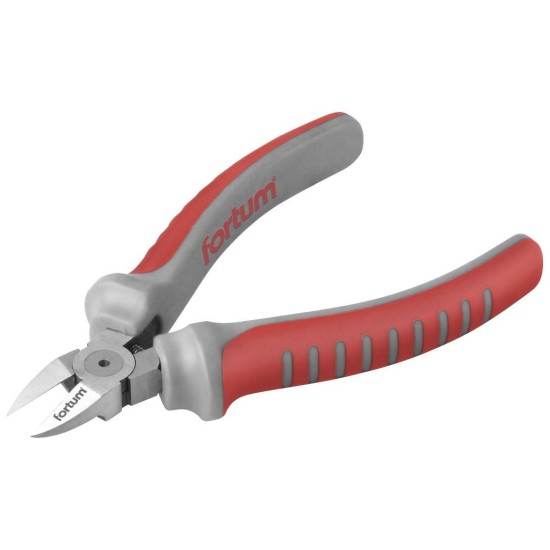 Bočné kliešte na elektroniku, 100mm, 61CrV5, FORTUM