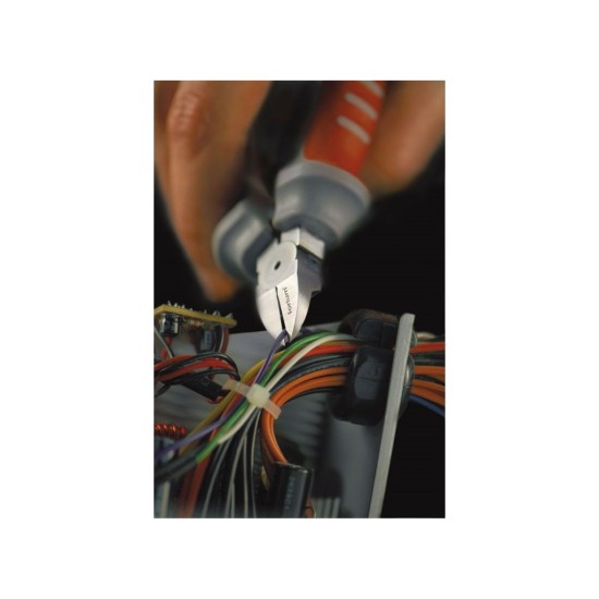 Bočné kliešte na elektroniku, 125mm, 61CrV5, FORTUM
