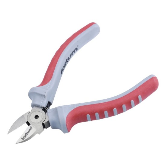 Bočné kliešte na elektroniku, 125mm, 61CrV5, FORTUM