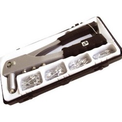 Nitovacie kliešte + sada nitov 60ks, pre trhacie nity 2.4-3.2-4.0-4.8mm z materiálu Al, EXTOL CRAFT