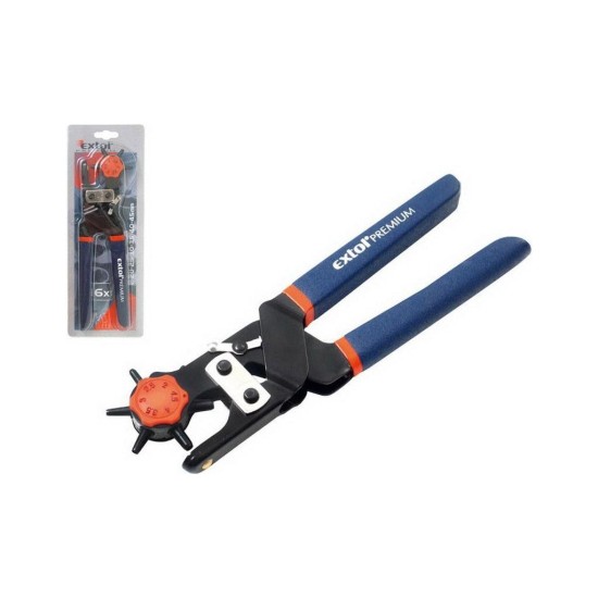 Kovové dierovacie kliešte, 2-2,5-3-3,5-4-4,5mm, EXTOL PREMIUM