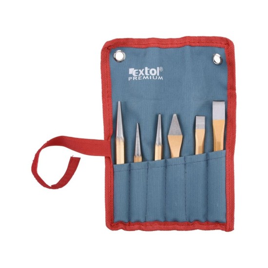 Sekáče, razidlá a razidlá, sada 6 ks, EXTOL PREMIUM