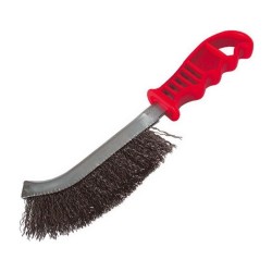 Oceľová kefa, plastová rukoväť, vlnitý drôt S 0,5 mm, EXTOL CRAFT