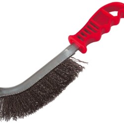 Oceľová kefa, plastová rukoväť, vlnitý drôt S 0,5 mm, EXTOL CRAFT