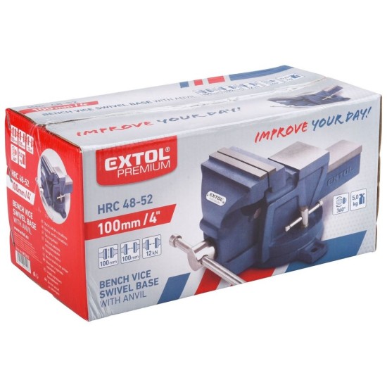 Svěrák otočný, 100mm, EXTOL PREMIUM (8812622)