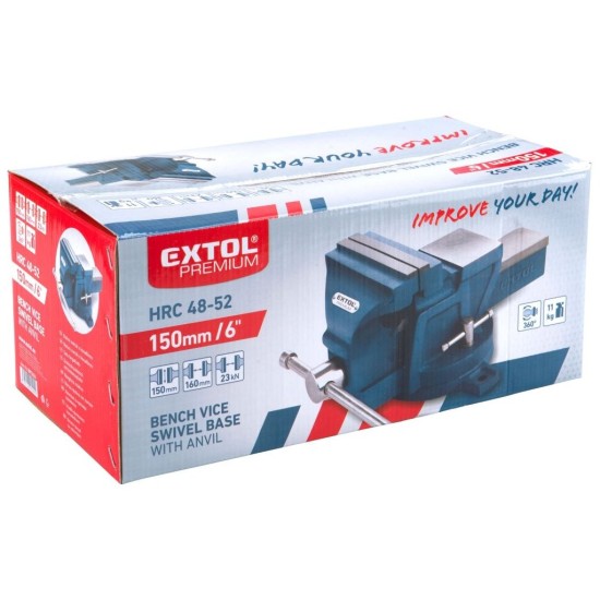 Otočný zverák, 150 mm, EXTOL PREMIUM (8812624)