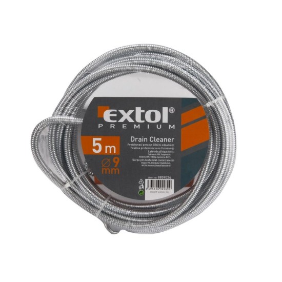 Pero na čistenie drenáže, 10mx9mm, EXTOL PREMIUM Pero na čistenie drenáže, 10mx9mm, EXTOL PREMIUM