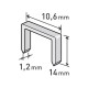 Pracky, balenie 1000ks, 14mm, 10,6x0,52x1,2mm, EXTOL PREMIUM Pracky, balenie 1000ks, 14mm, 10,6x0,52x1,2mm, EXTOL PREMIUM