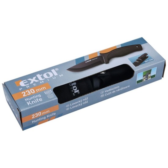 Lovecký nôž, 230/110mm, NEREZOVÁ OCEĽ, EXTOL PREMIUM
