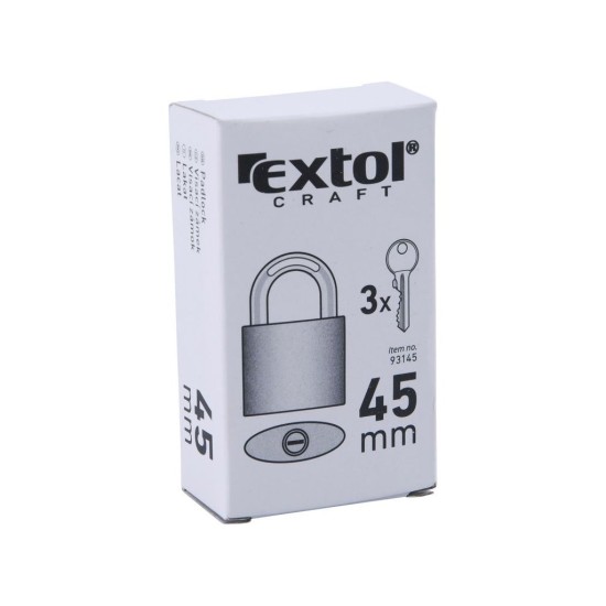 Liatinový visiaci zámok, 45 mm, EXTOL CRAFT Liatinový visiaci zámok, 45 mm, EXTOL CRAFT