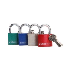 Liatinový visiaci zámok, 25mm, farebný, EXTOL CRAFT Liatinový visiaci zámok, 25mm, farebný, EXTOL CRAFT