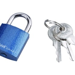 Liatinový visiaci zámok, 25mm, farebný, EXTOL CRAFT
