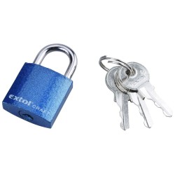 Liatinový visiaci zámok, 25mm, farebný, EXTOL CRAFT