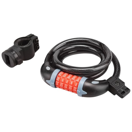 Zámok na bicykel, kódové uzamykanie, 12x1200mm EXTOL PREMIUM