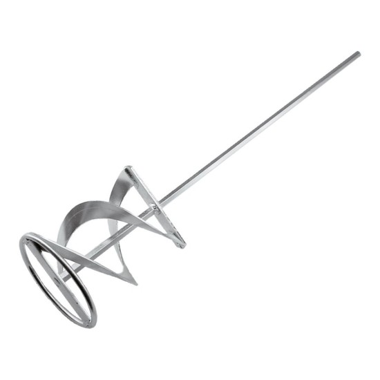 Špirálové vŕtacie miešadlo, šesťhranná rukoväť, pozinkované 100x500mm