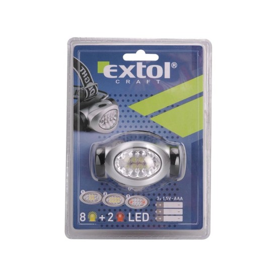 Svetlomet 8 LED diód, EXTOL PREMIUM