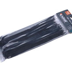 Drôtené pásky, 3.6x200mm, 100ks, čierna, NYLON, EXTOL PREMIUM