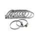 Hadicové spony, balenie 10 ks, 25-40 mm, pozinkované, EXTOL CRAFT Hadicové spony, balenie 10 ks, 25-40 mm, pozinkované, EXTOL CRAFT