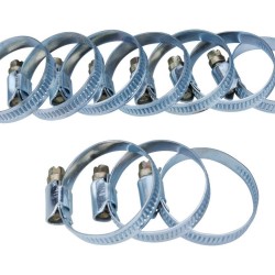 Hadicové spony, balenie 10 ks, 25-40 mm, pozinkované, EXTOL CRAFT Hadicové spony, balenie 10 ks, 25-40 mm, pozinkované, EXTOL CRAFT