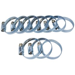Hadicové spony, balenie 10 ks, 25-40 mm, pozinkované, EXTOL CRAFT Hadicové spony, balenie 10 ks, 25-40 mm, pozinkované, EXTOL CRAFT
