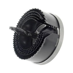 Vrták do dreva alebo sadrokartónu, 5 priemerov: 60-67-74-81-95mm, hĺbka vŕtania do 38mm, kalené zuby, EXTOL CRAFT Vrták do dreva alebo sadrokartónu, 5 priemerov: 60-67-74-81-95mm, hĺbka vŕtania do 38mm, kalené zuby, EXTOL CRAFT