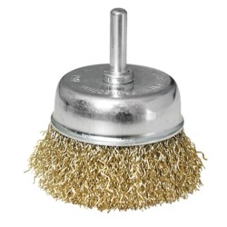 Nádoba na kefu, Ø 63 mm, vlnitý drôt S 0,3 mm, stopka 6 mm, EXTOL CRAFT Nádoba na kefu, Ø 63 mm, vlnitý drôt S 0,3 mm, stopka 6 mm, EXTOL CRAFT
