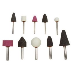 Rotačné brúsky, sada 10ks, stopka 3 a 6mm, EXTOL CRAFT Rotačné brúsky, sada 10ks, stopka 3 a 6mm, EXTOL CRAFT