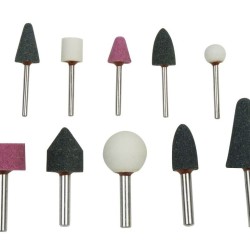 Rotačné brúsky, sada 10ks, stopka 3 a 6mm, EXTOL CRAFT Rotačné brúsky, sada 10ks, stopka 3 a 6mm, EXTOL CRAFT