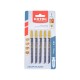 Pílové listy 5ks, 75x4.0mm, rýchly rez, HCS, EXTOL PREMIUM Pílové listy 5ks, 75x4.0mm, rýchly rez, HCS, EXTOL PREMIUM