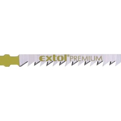 Pílové listy 5ks, 75x4.0mm, veľmi čistý rez, HCS, EXTOL PREMIUM