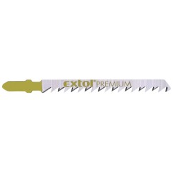 Pílové listy 5ks, 75x4.0mm, veľmi čistý rez, HCS, EXTOL PREMIUM