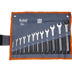 Ploché kľúče, sada 12ks, 6-22mm, CrV, EXTOL PREMIUM Ploché kľúče, sada 12ks, 6-22mm, CrV, EXTOL PREMIUM