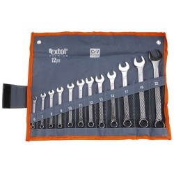Ploché kľúče, sada 12ks, 6-22mm, CrV, EXTOL PREMIUM Ploché kľúče, sada 12ks, 6-22mm, CrV, EXTOL PREMIUM