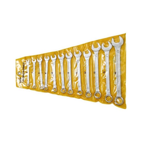 Kľúče otvorené, sada 12ks, 6-22mm, W.S., EXTOL CRAFT